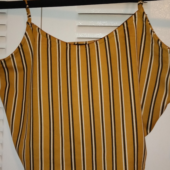Yellow and Black Striped LEMITE Skort Set (M) - Picture 2 of 7